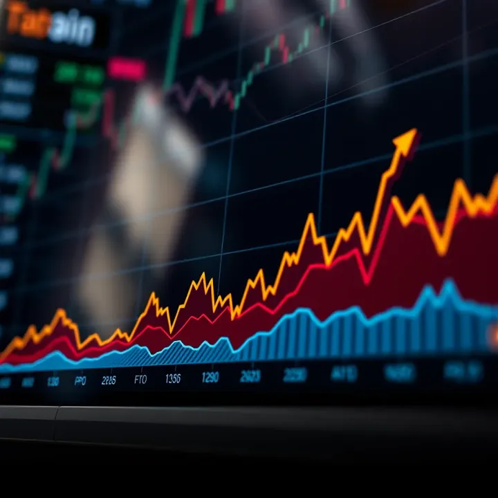 Graph showing the upward and downward trends of APT Coin price over time