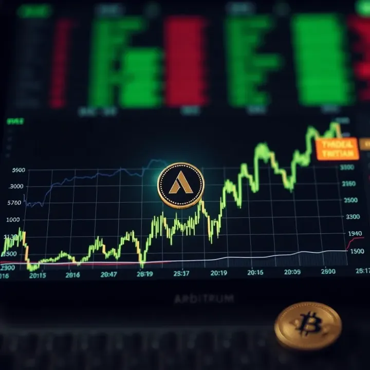 Arbitrum Price Trend and Market Volatility Graph depicting the price trend and volatility of Arbitrum token over recent months