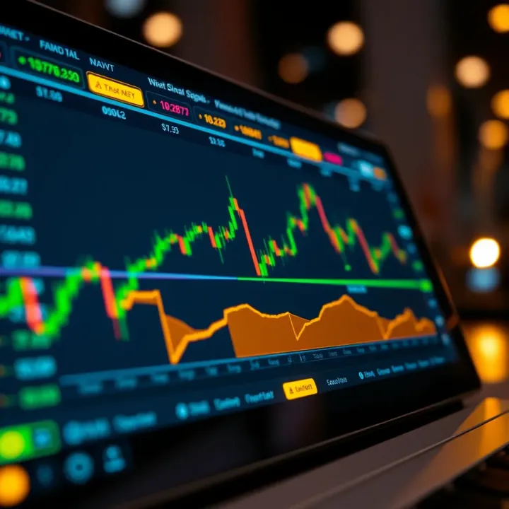 Real-Time Binance VIP Signal Alerts for Smarter Trading Decisions Cryptocurrency market data with highlighted trading signal alerts on a digital device