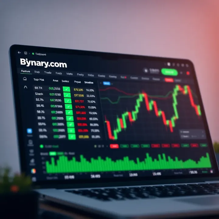 Binary.com Platform with Risk Management Features for Smarter Trading Dashboard view of Binary.com binary options trading platform showing trade options and risk management tools