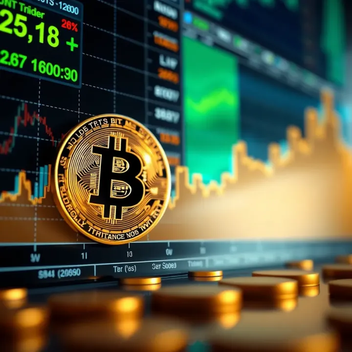 Weekly Bitcoin Price Trends and Market Fluctuations Graph showing Bitcoin price trends and fluctuations over the recent week