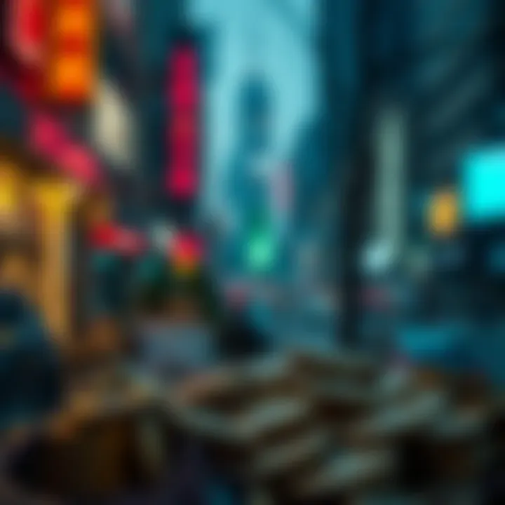 Visual representation of factors affecting Aave with focus on risk assessment and long-term investment outlook