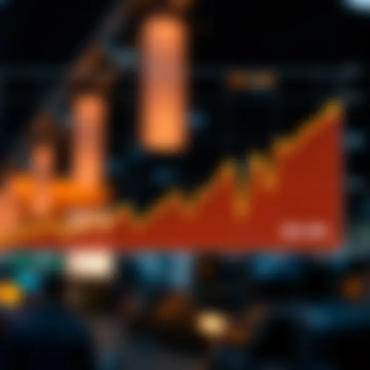 Graph showing currency exchange rate fluctuations between Emirati Dirham and Pakistani Rupee over time