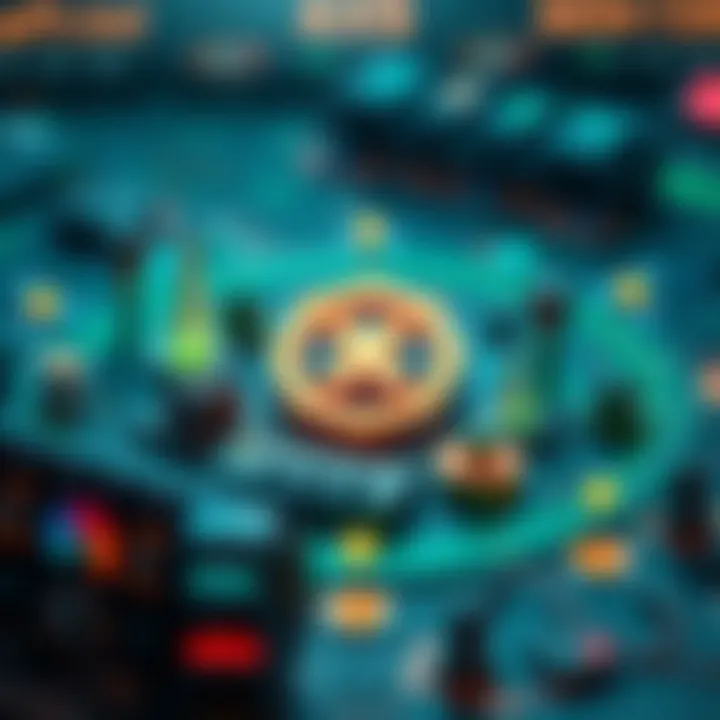 Visual representation of Axie Infinity ecosystem highlighting blockchain and gaming elements