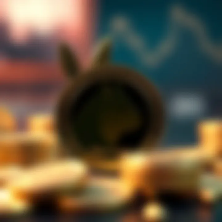 Illustration showing factors influencing cryptocurrency value with focus on Baby Doge Coin in Pakistan