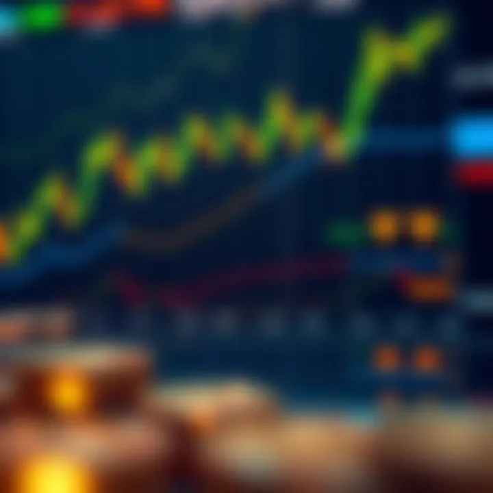 Graph showing upward and downward trends in Bitcoin Cash price over time