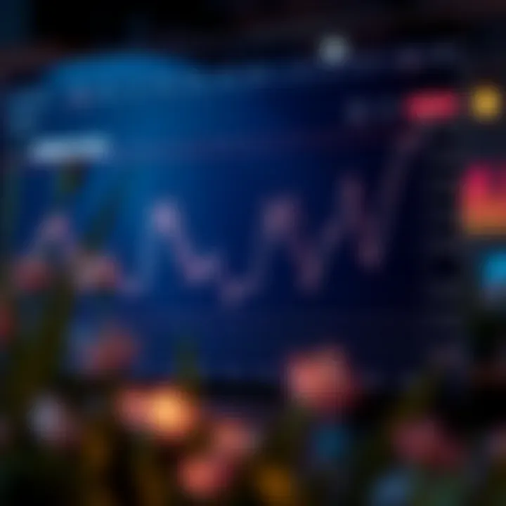 Graph showing the fluctuations and trends of Cardano's ADA token price over time