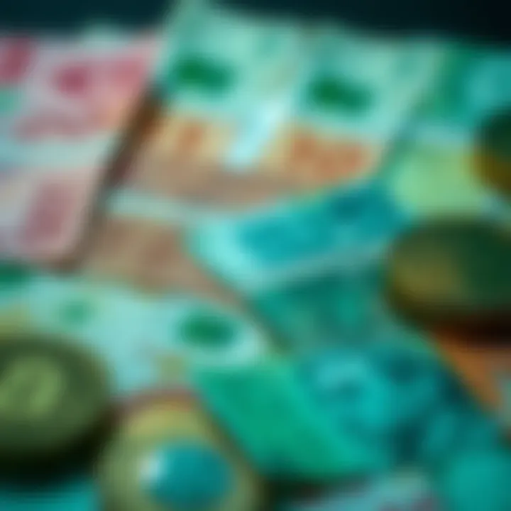 Visual representation of major and emerging currencies relevant for investment decisions in Pakistan