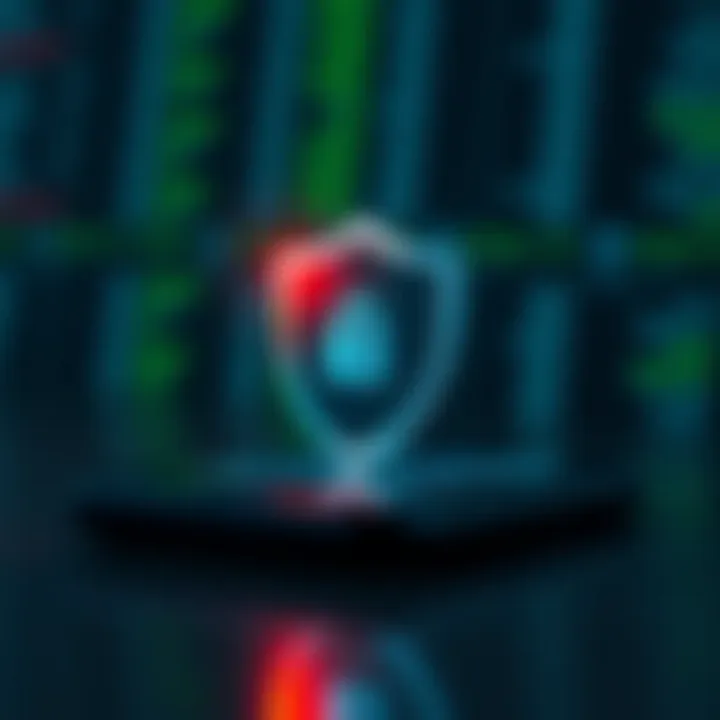 Illustration of security shield protecting digital financial transactions on a smartphone