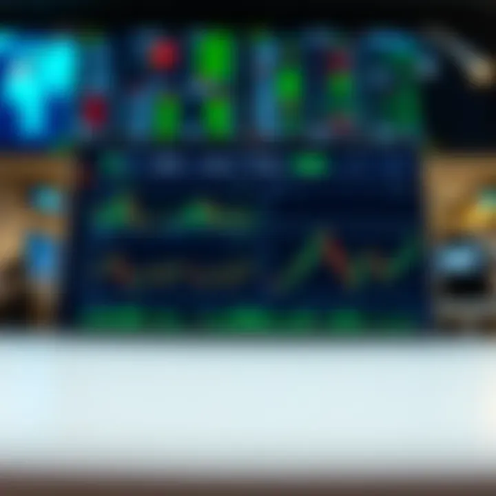 Dashboard of a user-friendly trading platform with charts and market data