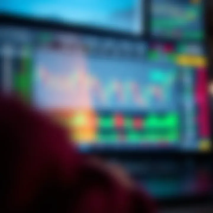 Interface of a popular online trading platform displaying stock charts and market data tailored for Pakistani users