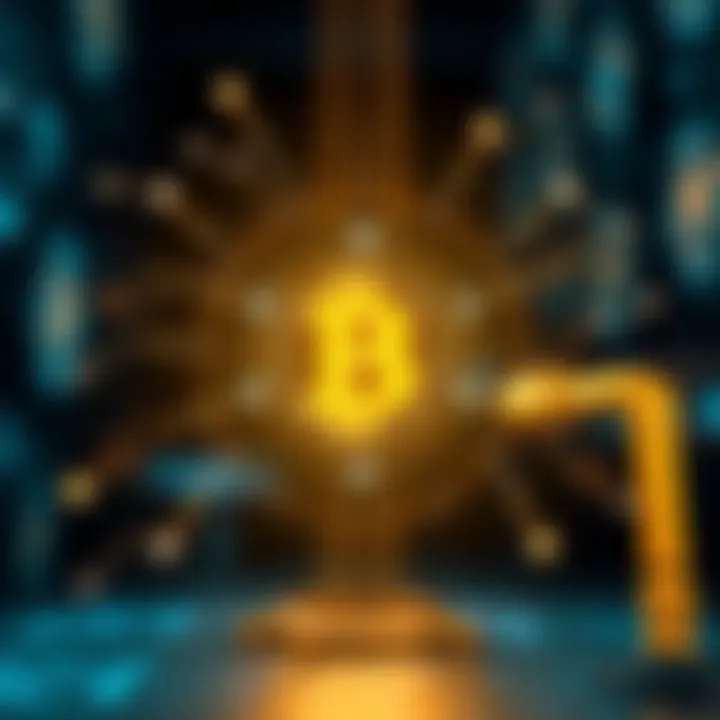 Visual representation of blockchain technology highlighting Conflux Network's unique features