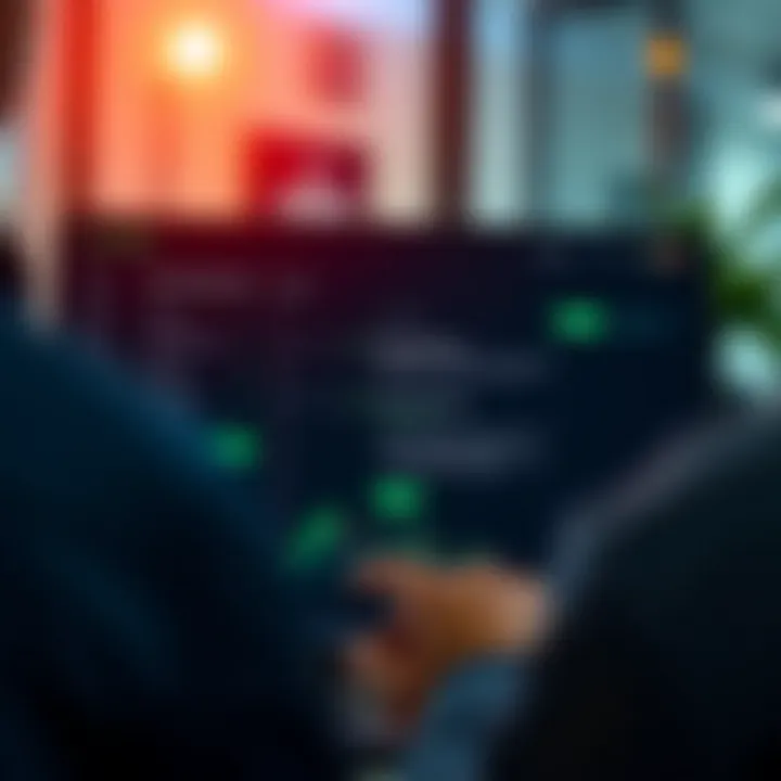 User navigating account setup screen on cTrader with system requirements displayed