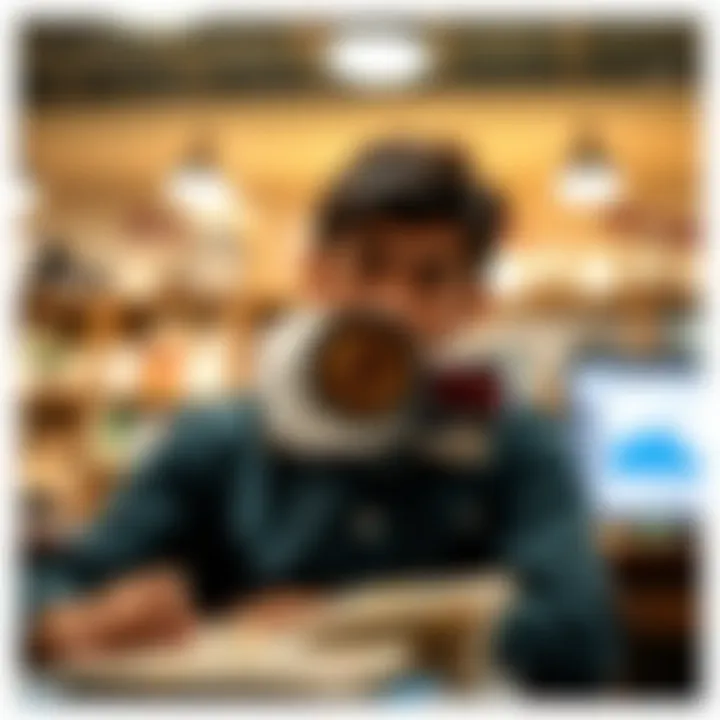 Illustration of economic sectors affected by currency changes including trade, business, and consumer spending