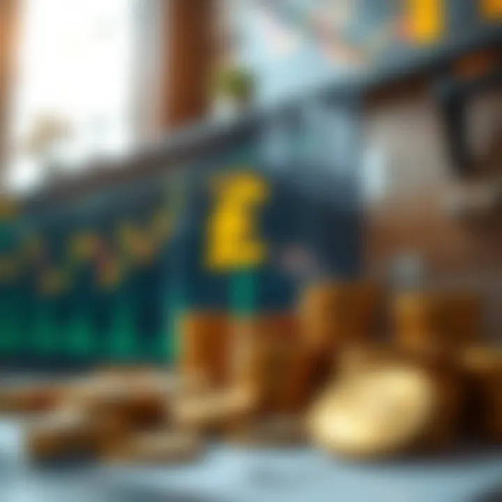 Economic and Market Influences on Gold Prices in Pakistan Illustration of economic factors influencing gold rates including currency symbols and charts