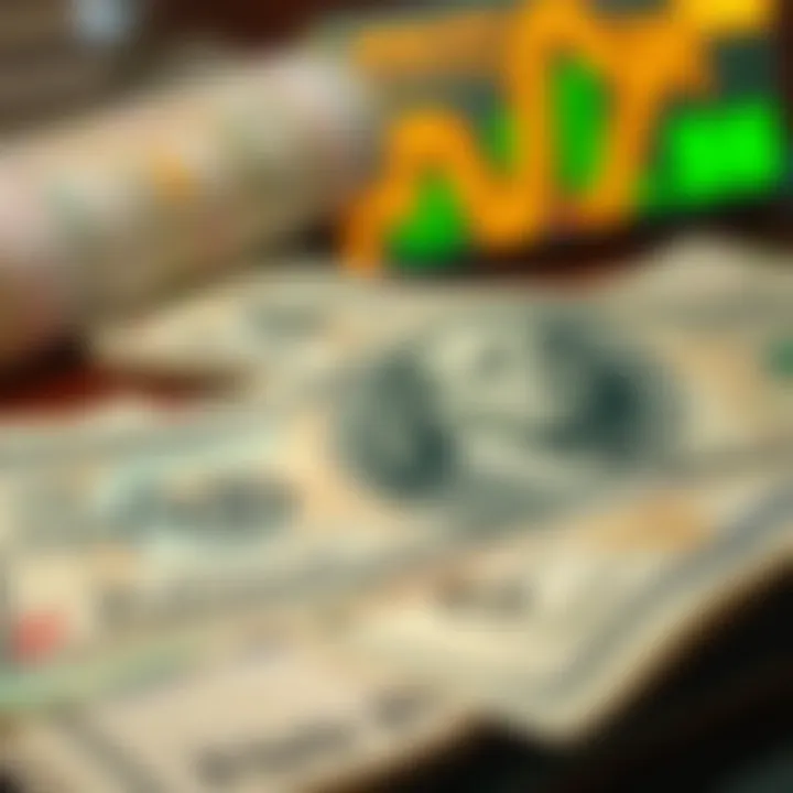 Illustration of economic factors and government policies affecting currency exchange rates