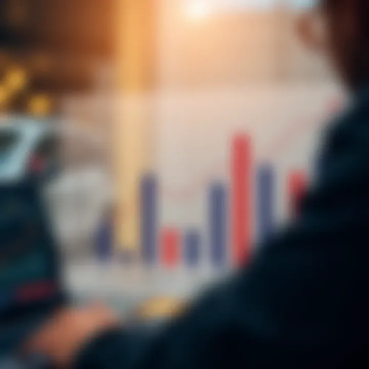 Graph comparing forex brokers' market shares in Pakistan
