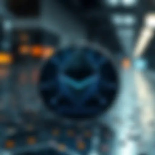 Ethereum Technology Upgrades and Market Influences Visual representation of Ethereum blockchain technology and factors influencing its valuation