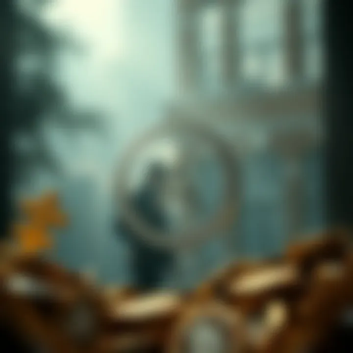 Visual representation of factors influencing ApeCoin including blockchain technology, market demand, and global crypto environment