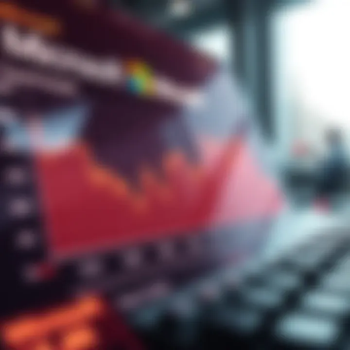 Comparison chart highlighting Microsoft’s stock valuation against major technology companies