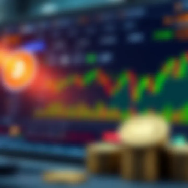 Cryptocurrency Trading Tools and Platform Overview Digital interface displaying various cryptocurrency trading options and tools