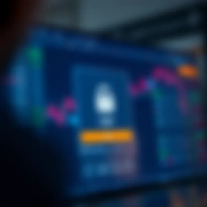 Secure login interface of an online trading platform highlighting security features and user authentication