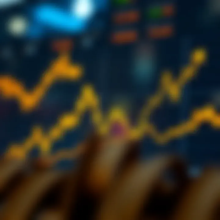 Graph displaying fluctuations and trends in Algo coin market price over time