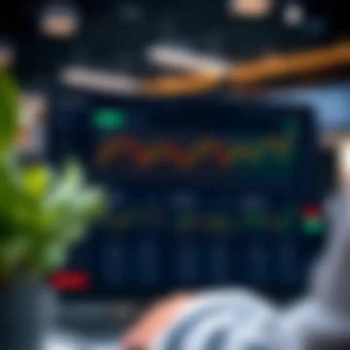 User interface showcasing Quotex IO trading dashboard with various financial charts and indicators