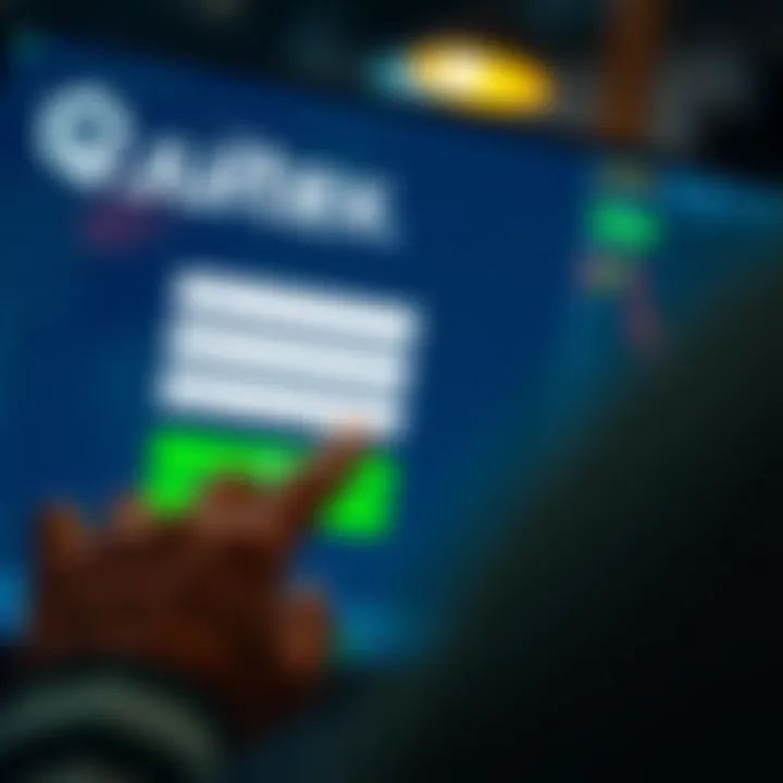 Quotex Platform Login Interface for Traders in Pakistan User entering login credentials on Quotex trading platform interface