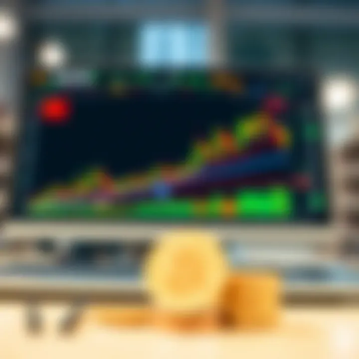 Conceptual illustration of binary options trading platform highlighting signal notifications and trade opportunities