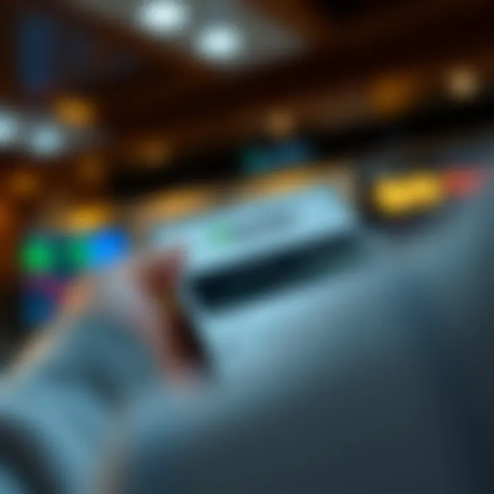 Quotex App Interface Highlighting Core Trading Features User interface displaying Quotex trading platform features on a mobile device