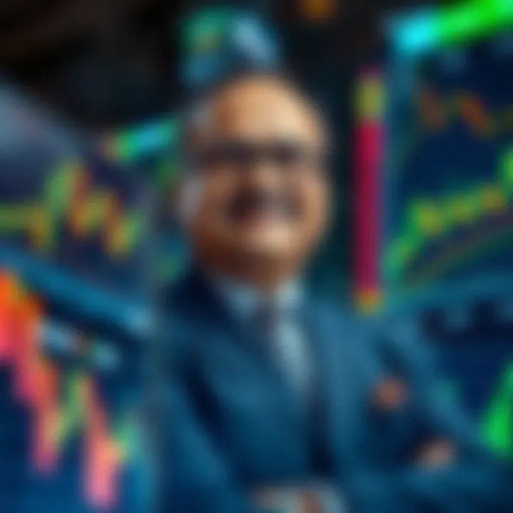Stock market graphs and financial charts symbolizing investment strategies