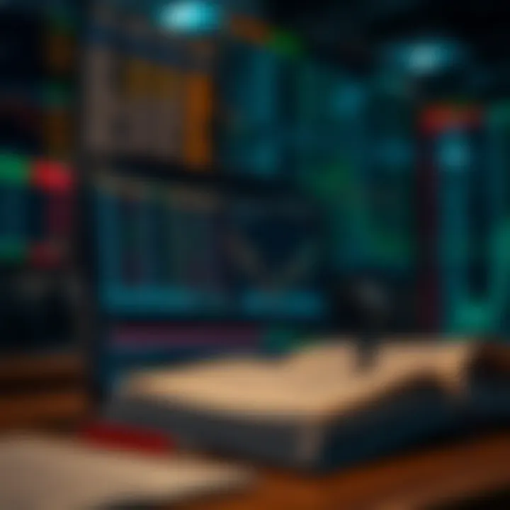 Visualization of risk management strategies and regulatory considerations in trading book oversight within financial markets