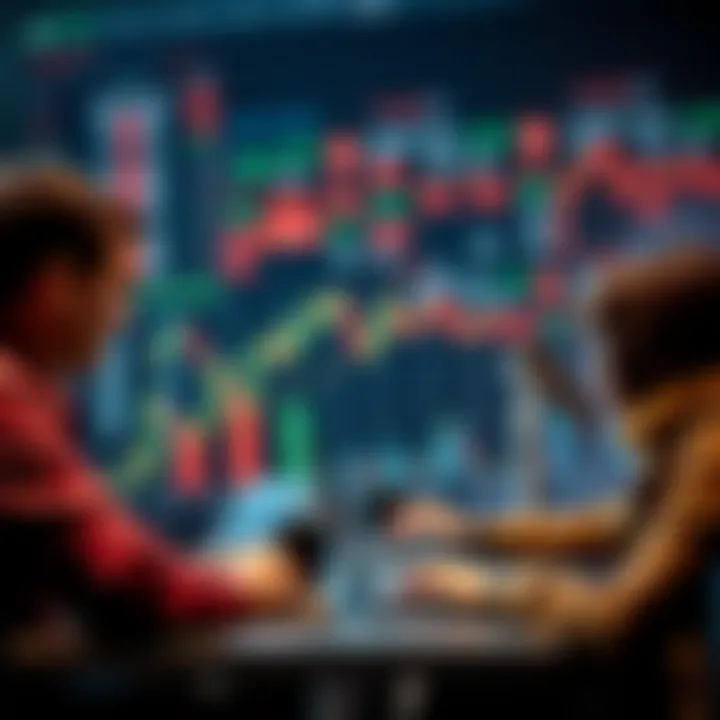 Visualization of risk management and decision-making influenced by online trading discussions