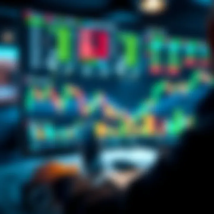 Illustration of risk management techniques in binary options trading with TradingView platform