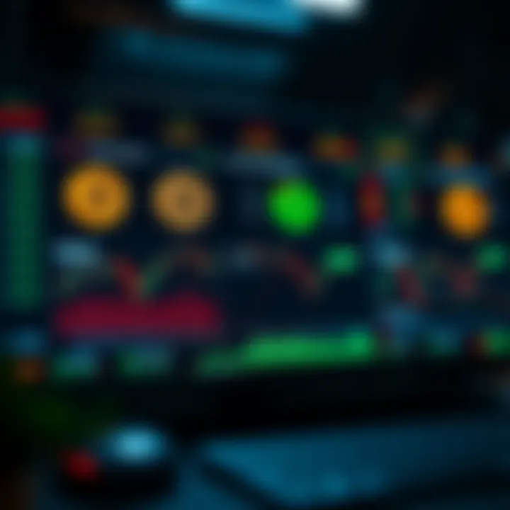 Dashboard showing various types of Bitcoin trading signals and their sources for decision making