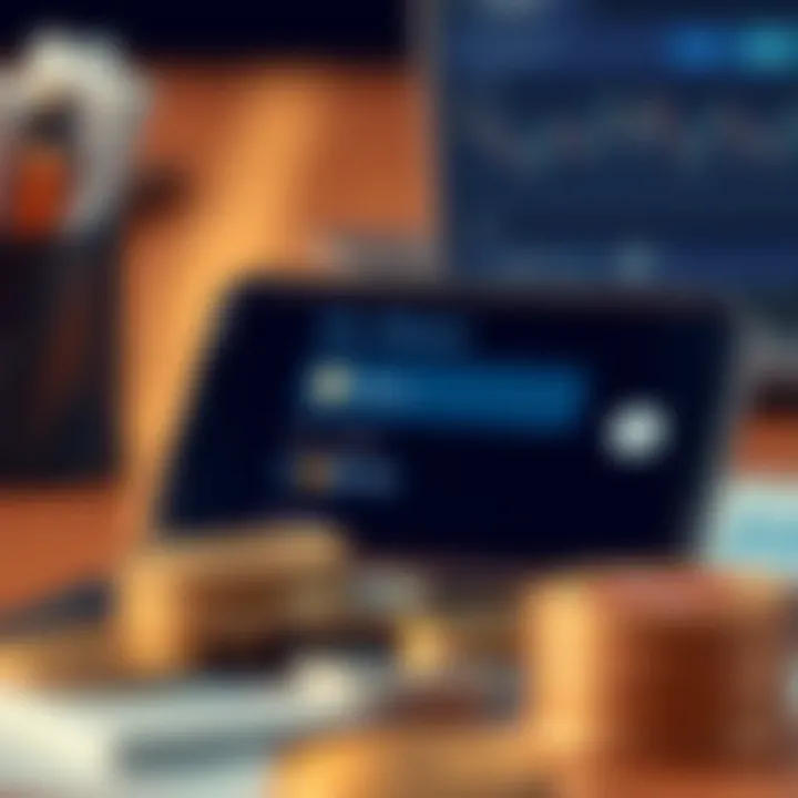 Digital wallet interface displaying options to convert Solana coins to US Dollars