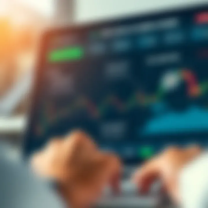 Illustration showing key features and components of Deriv Com trading platform interface