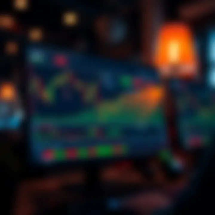 TradingView platform displaying Deriv trading charts with technical indicators