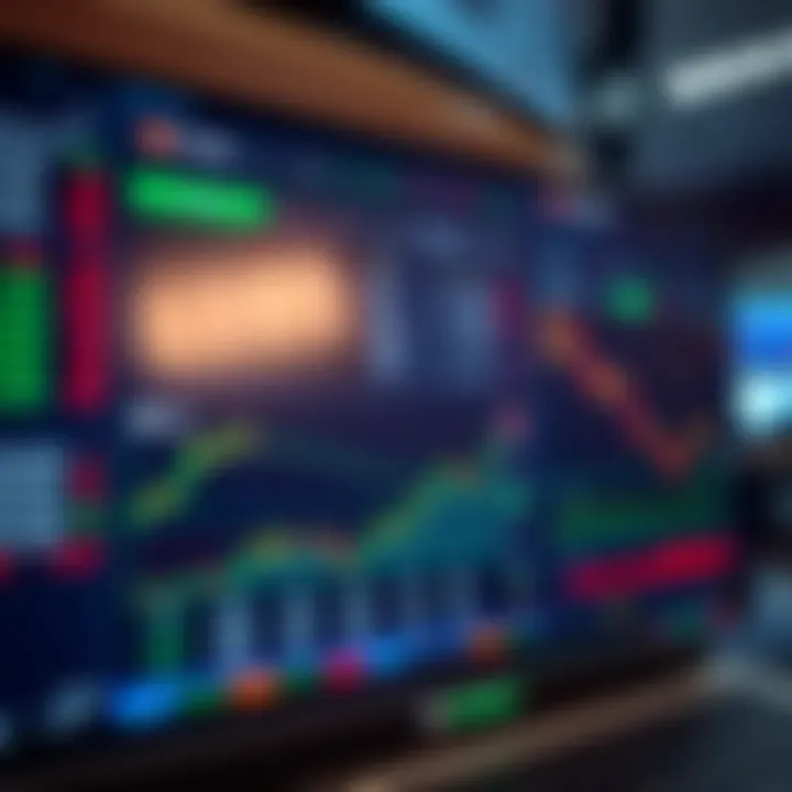 Simulated forex trading interface showing virtual balance and contest leaderboard