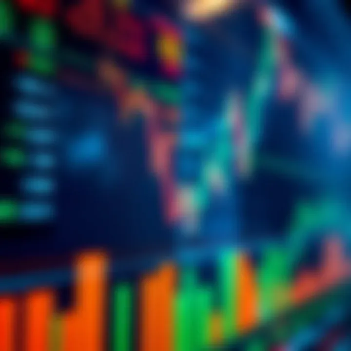 Currency exchange rates and financial charts illustrating forex market trends