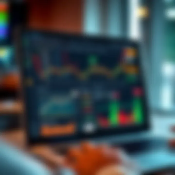 User interface showing Quotex trading options and market charts