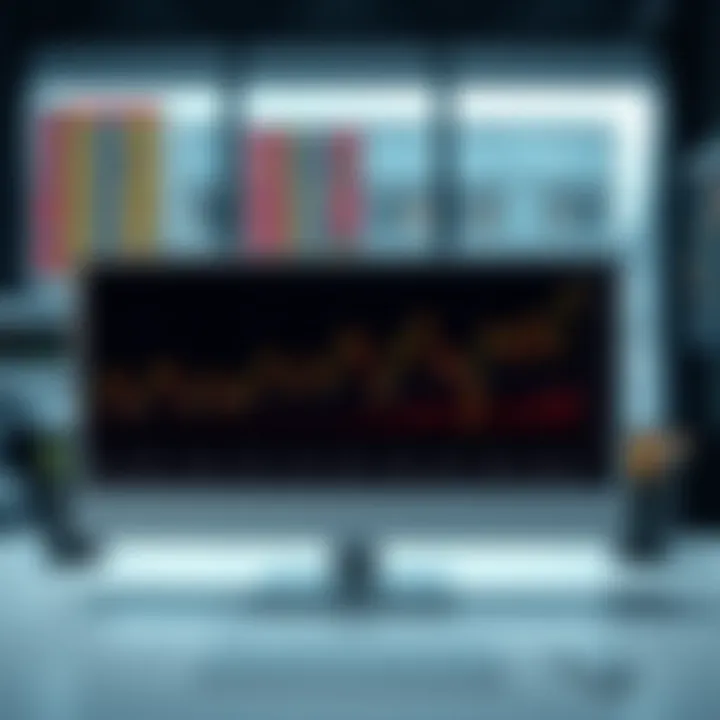 Line chart illustrating market trends across different time frames