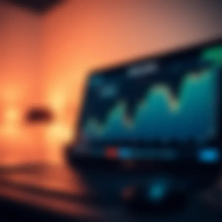 Graph showing differences between demo trading and live trading environments