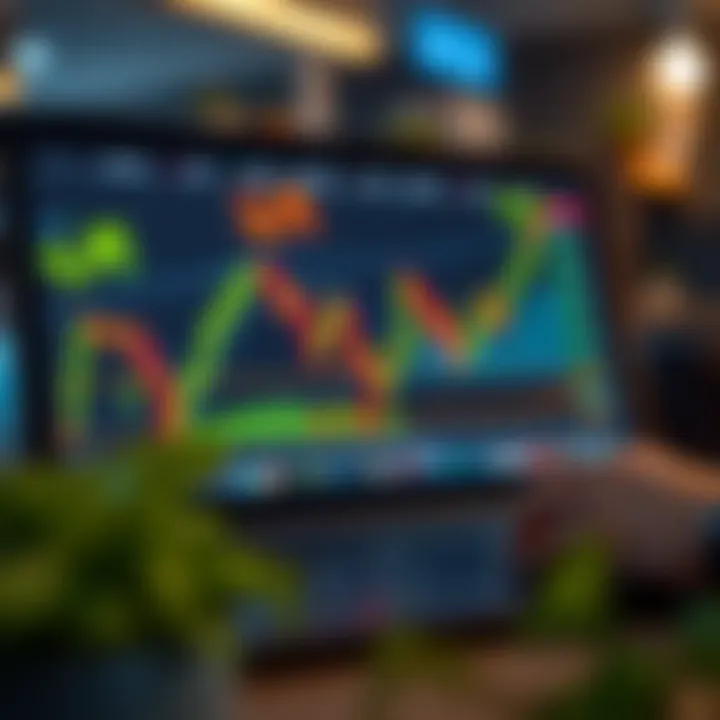 Benefits of Risk-Free Trading Using Demo Accounts Conceptual illustration of risk-free trading with virtual currency in a digital environment