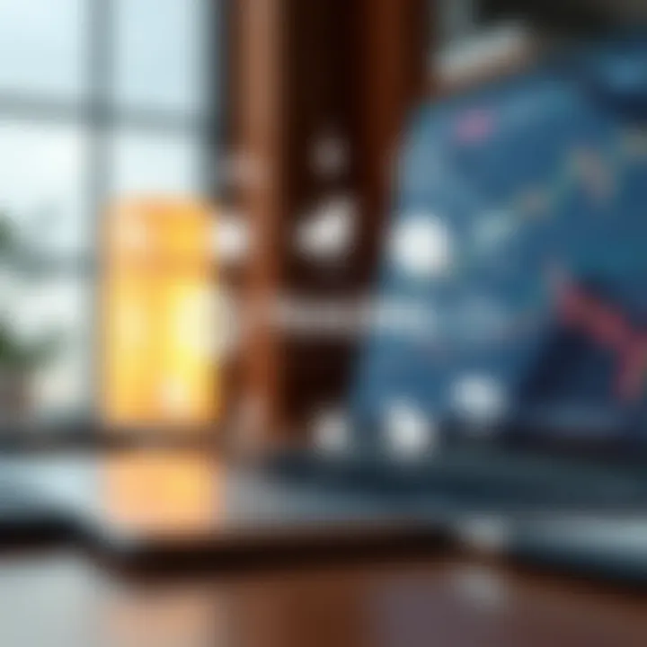 Illustration showing various tools and strategies used in trading with financial symbols