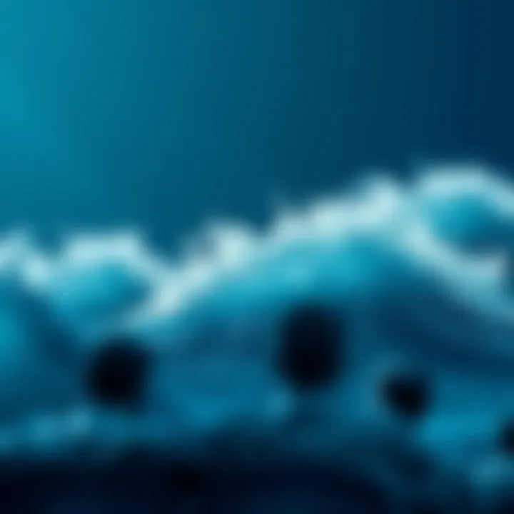 Abstract depiction of fluctuating opinion waves symbolizing the rise and fall of popular sentiment