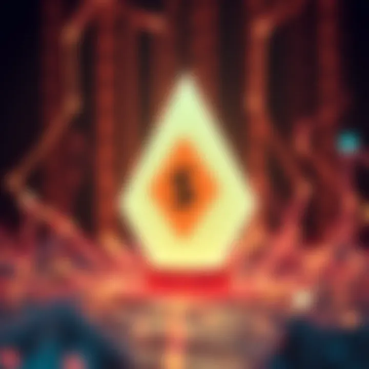 Visual representation of blockchain technology underlying Uniswap and its impact on decentralized finance