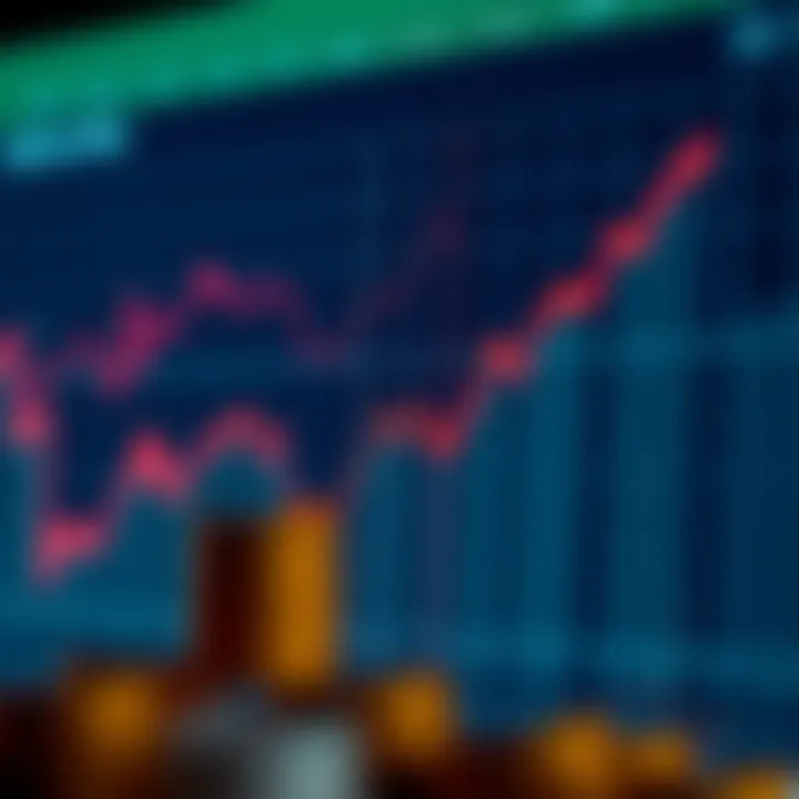 Graph showing fluctuations in USD to PKR exchange rate over time