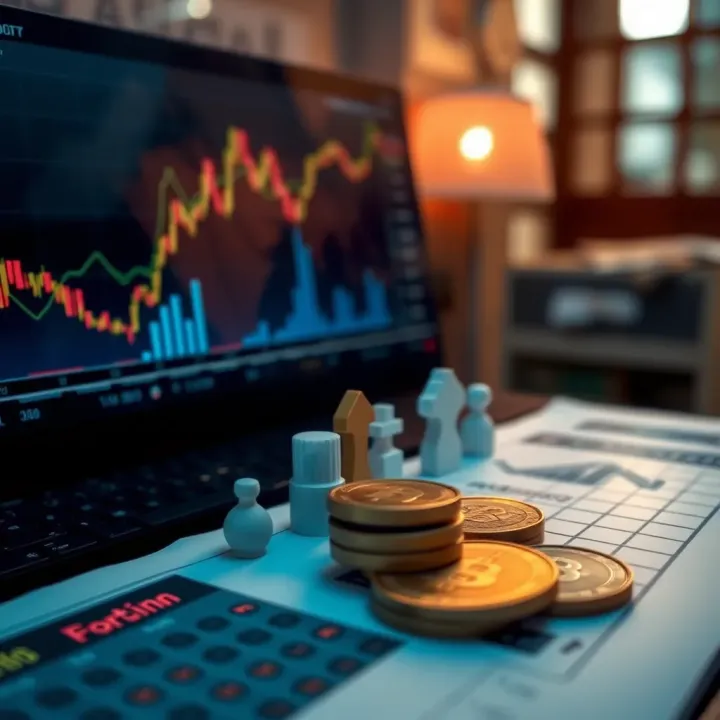 Key Economic Indicators Influencing Currency Investment Comparison of economic factors affecting currency investment decisions with icons representing growth, risks, and returns